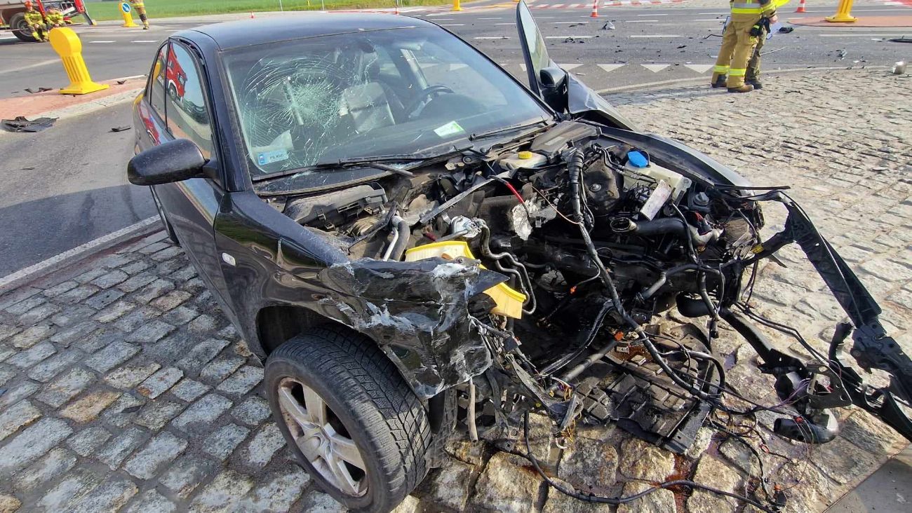 Niebezpiecznie od rana w Powidzu ZDJĘCIA