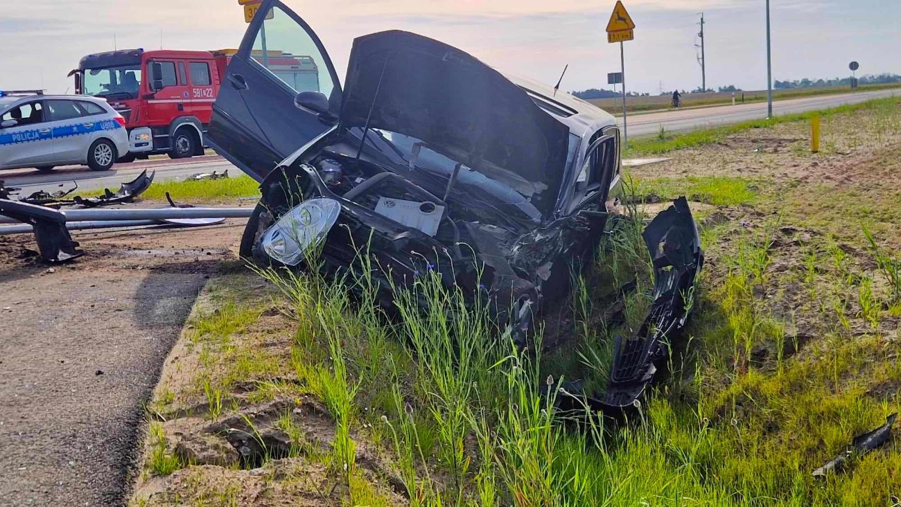 Niebezpiecznie od rana w Powidzu ZDJĘCIA
