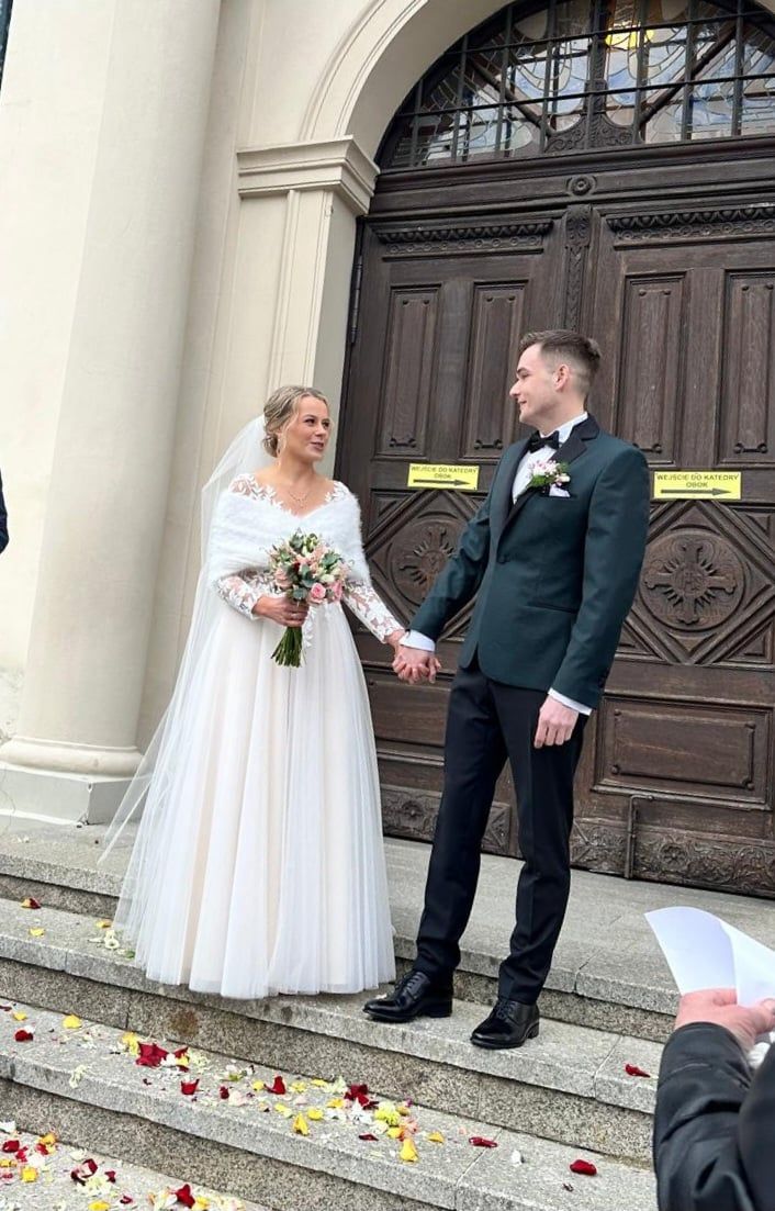 Justyna i Łukasz. Wszystkiego najlepszego!