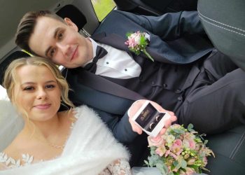 Justyna i Łukasz. Wszystkiego najlepszego!