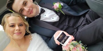 Justyna i Łukasz. Wszystkiego najlepszego!