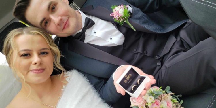 Justyna i Łukasz. Wszystkiego najlepszego!