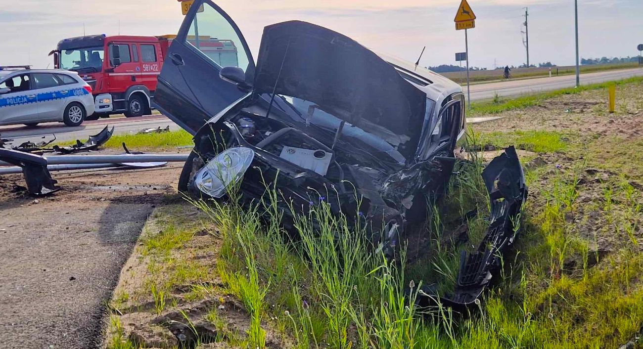 Niebezpiecznie od rana w Powidzu ZDJĘCIA