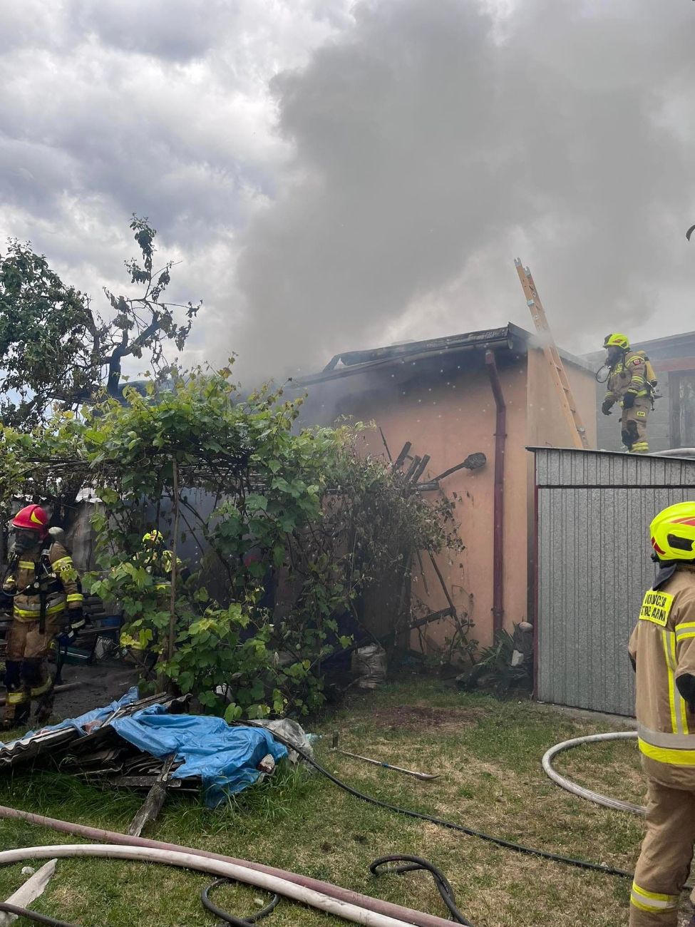 Paliło się w Zagórowie