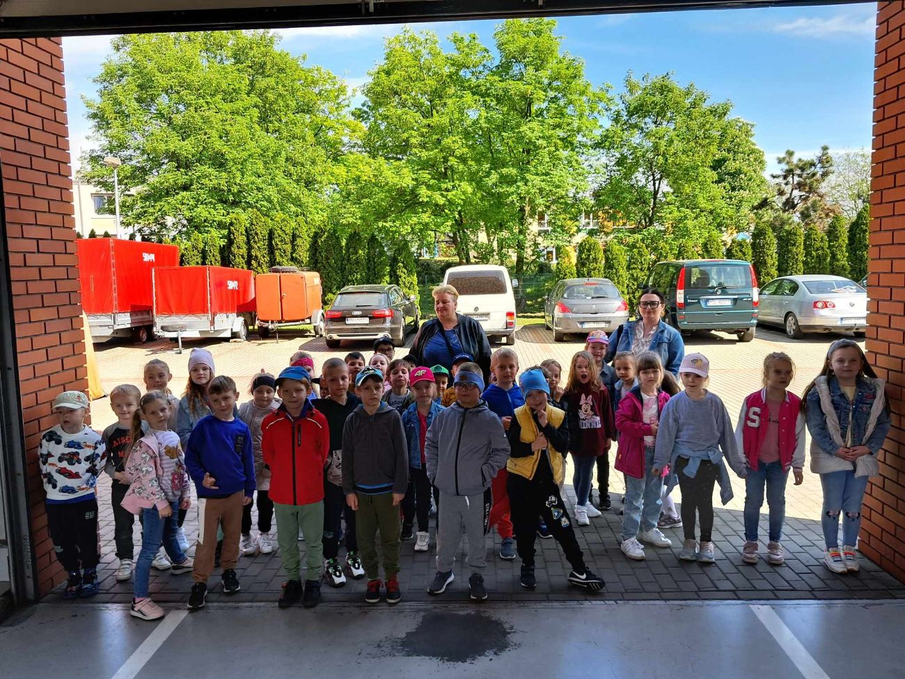 Dzieci z Lądku u słupeckich strażaków