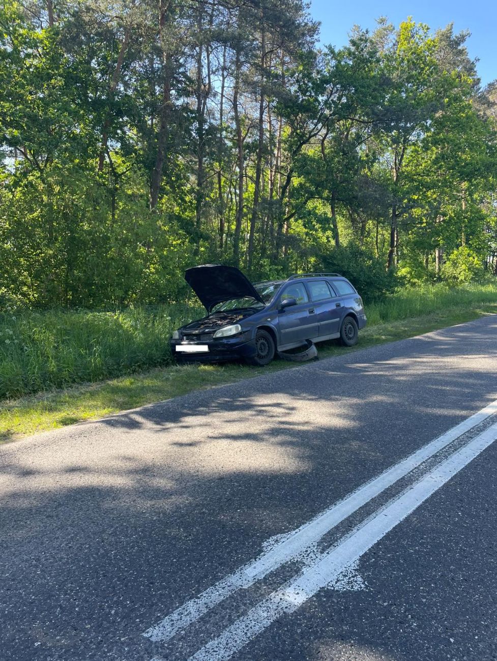 Po wypadku jedna osoba trafiła do szpitala
