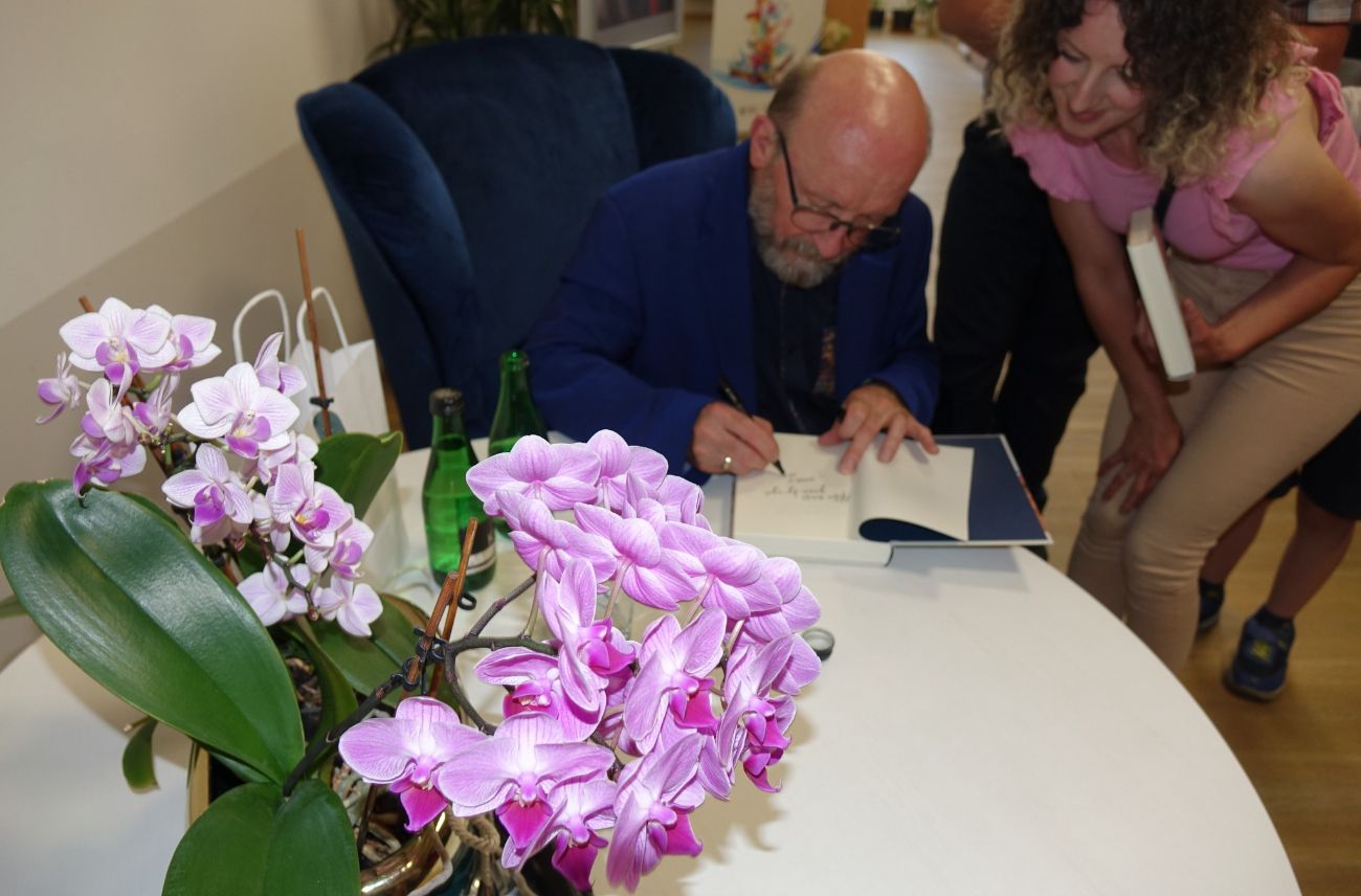 Znowu tłumy w bibliotece. Gościem Artur Barciś
