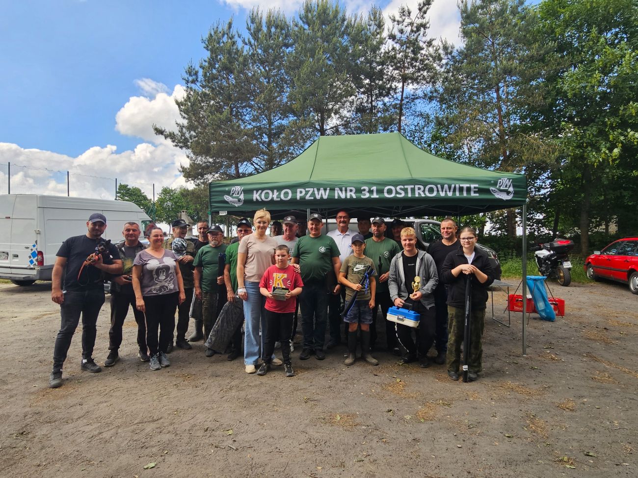 Wędkarze po kolejnych zawodach