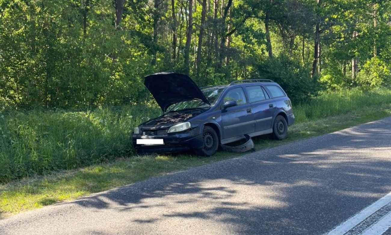 Po wypadku jedna osoba trafiła do szpitala