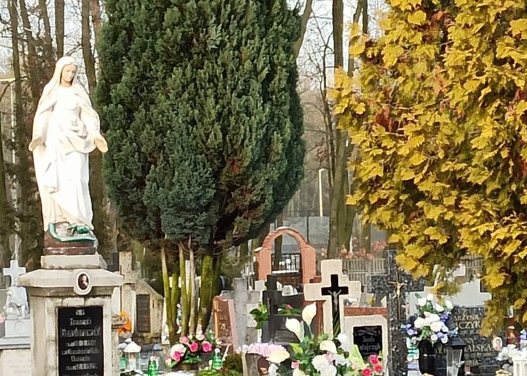 Apeluje do odwiedzających słupecki cmentarz