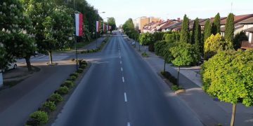 Słupecka ulica z lotu ptaka. Zobacz