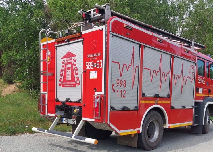 Palił się zbiornik z benzyną