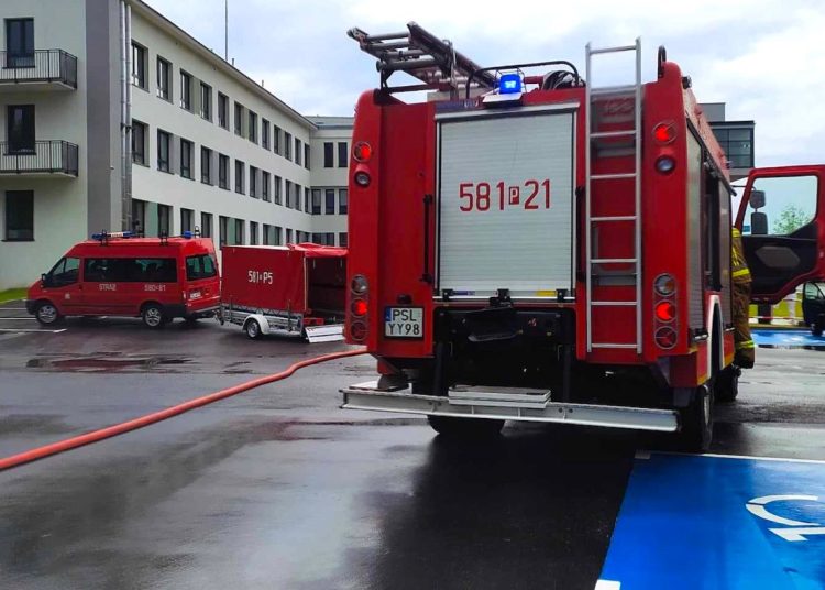Strażacy interweniowali w szpitalu