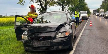 Zderzyły się trzy auta w Słupcy