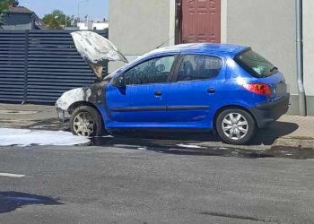 Zapalił się samochód w Słupcy