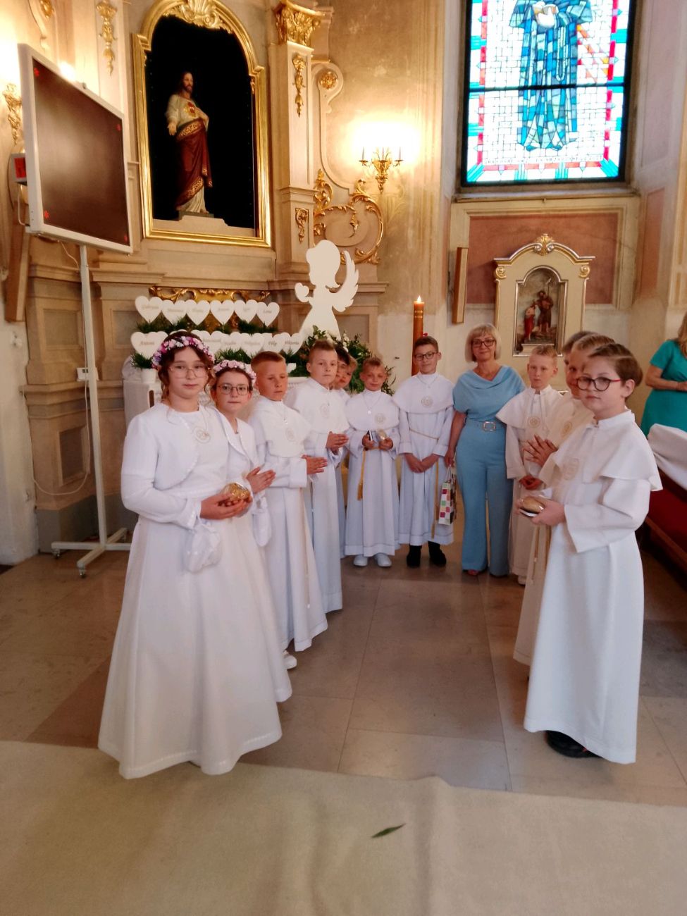 I Komunia św. w Cieninie Kościelnym