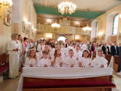 I Komunia św. w Cieninie Kościelnym