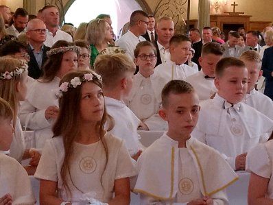 I Komunia św. w Cieninie Kościelnym