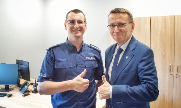 Cierpliwość popłaca. Posterunek policji w Powidzu ZDJĘCIA