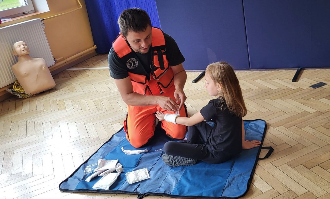Spotkanie z ratownikiem medycznym w Kotuni
