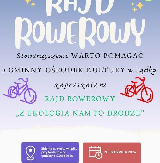 Lądek zaprasza na rajd rowerowy