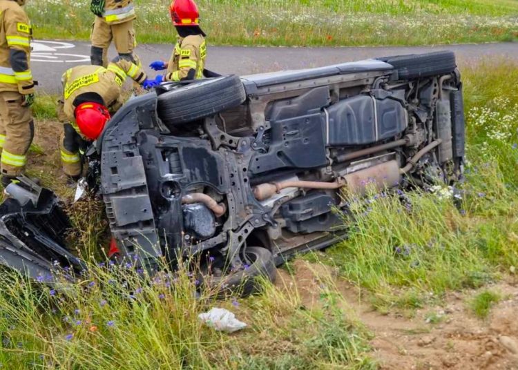 Znowu wypadek na nowej drodze