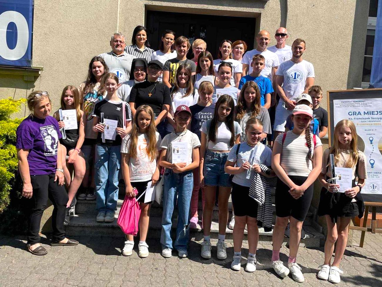 Wzięli udział w grze miejskiej