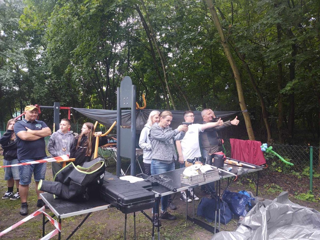 Pogoda im nie przeszkodziła. Świetna zabawa na Róży