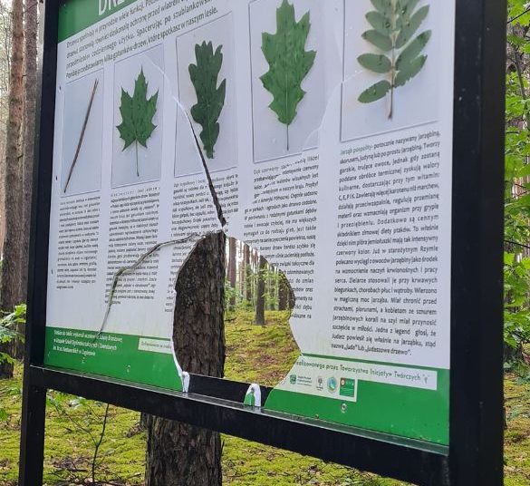 Akt wandalizmu na Szubiankach