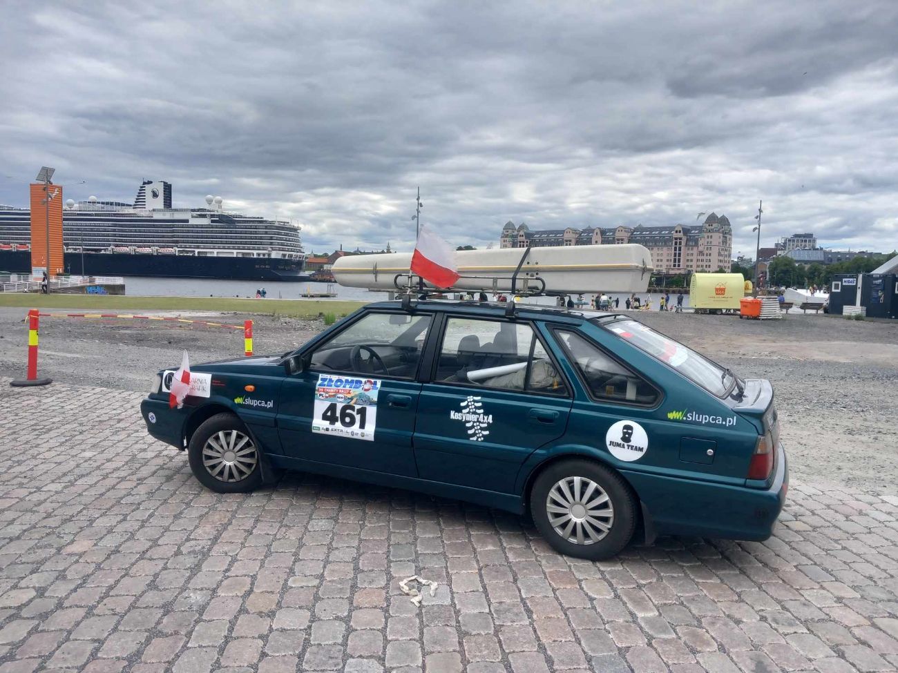 Starym polonezem pojechali do Norwegii. Jutro meta