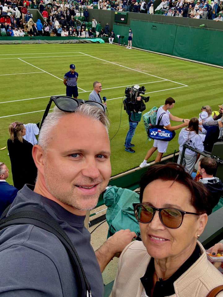 Słupczanie na Wimbledonie. Kibicowali Idze Świątek i Hubertowi Hurkaczowi