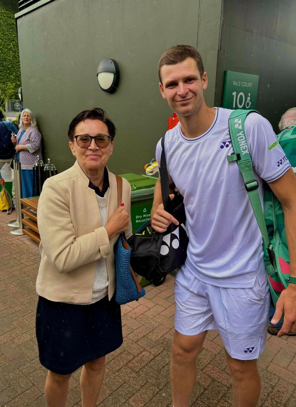 Słupczanie na Wimbledonie. Kibicowali Idze Świątek i Hubertowi Hurkaczowi