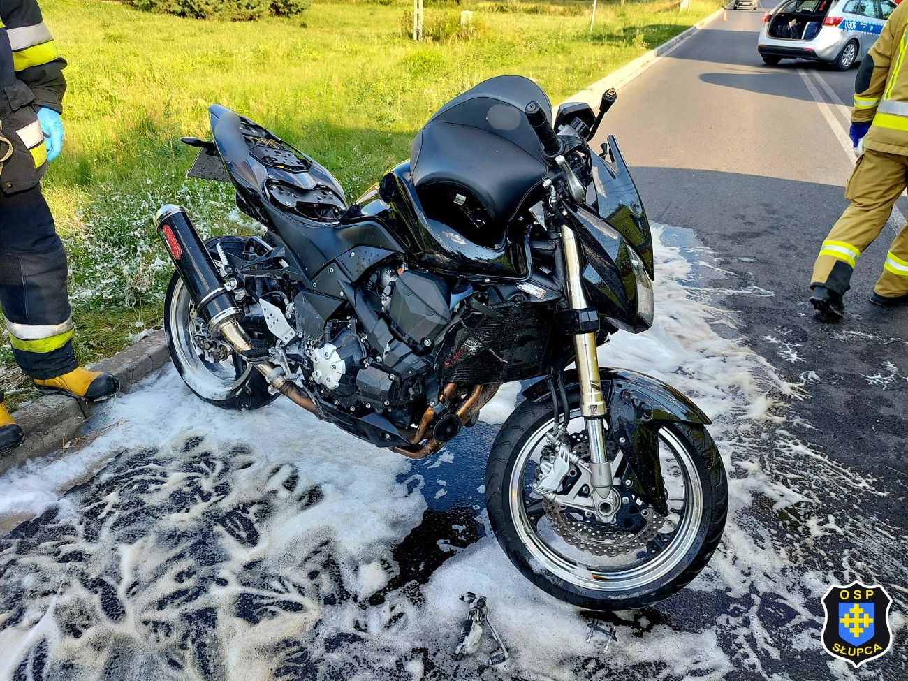 Wypadek w Wierzbnie. Ucierpiał motocyklista