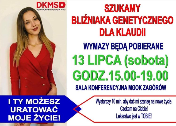 Szukają bliźniaka genetycznego dla Klaudii