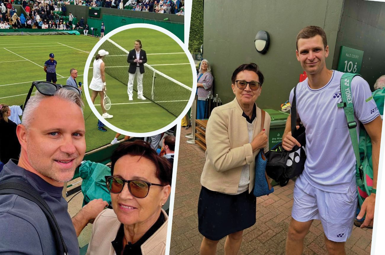 Słupczanie na Wimbledonie. Kibicowali Idze Świątek i Hubertowi Hurkaczowi