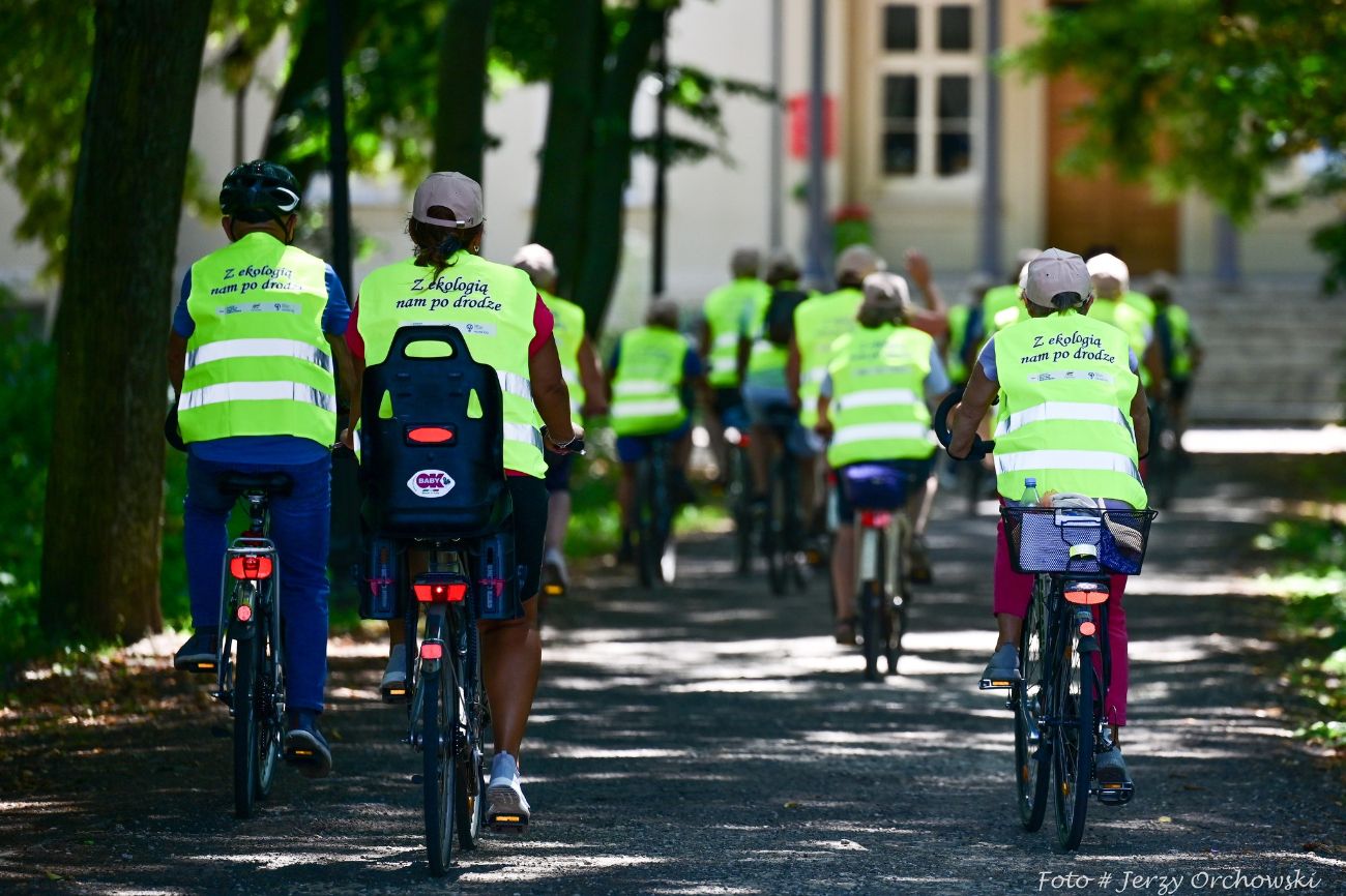 Rajd rowerowy w gminie Lądek