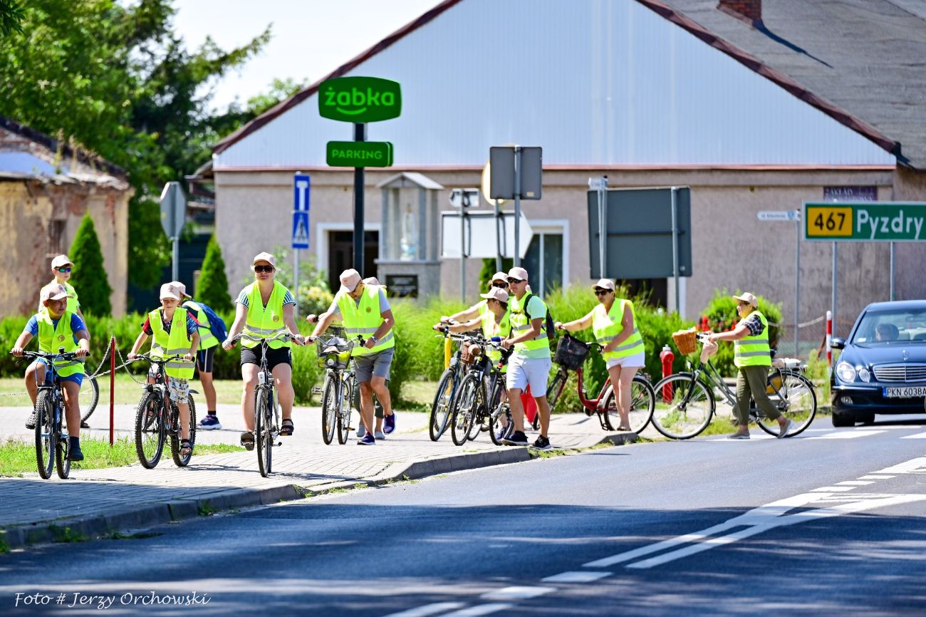 Rajd rowerowy w gminie Lądek