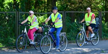 Rajd rowerowy w gminie Lądek