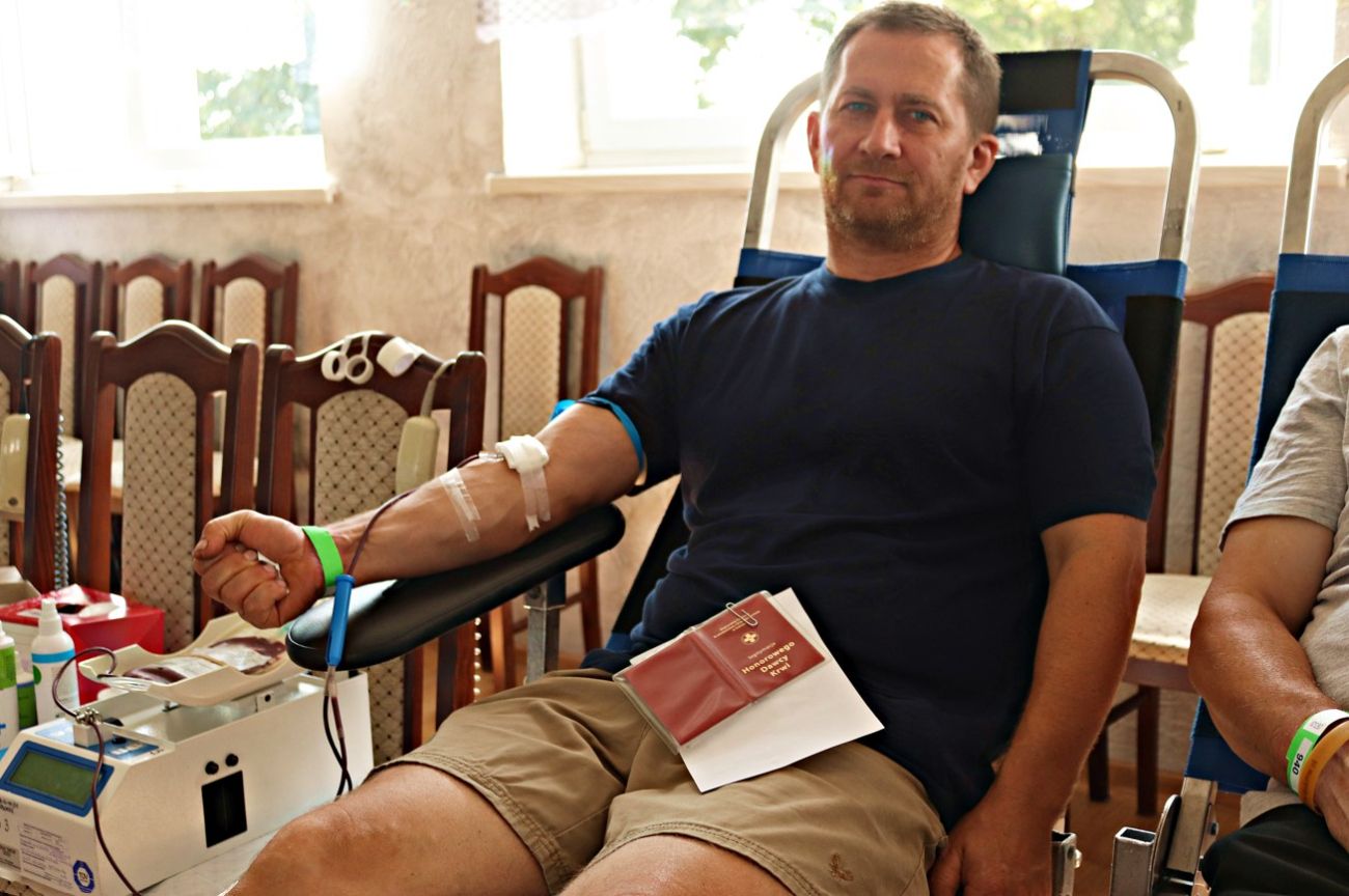 Oddali krew w Kamieniu