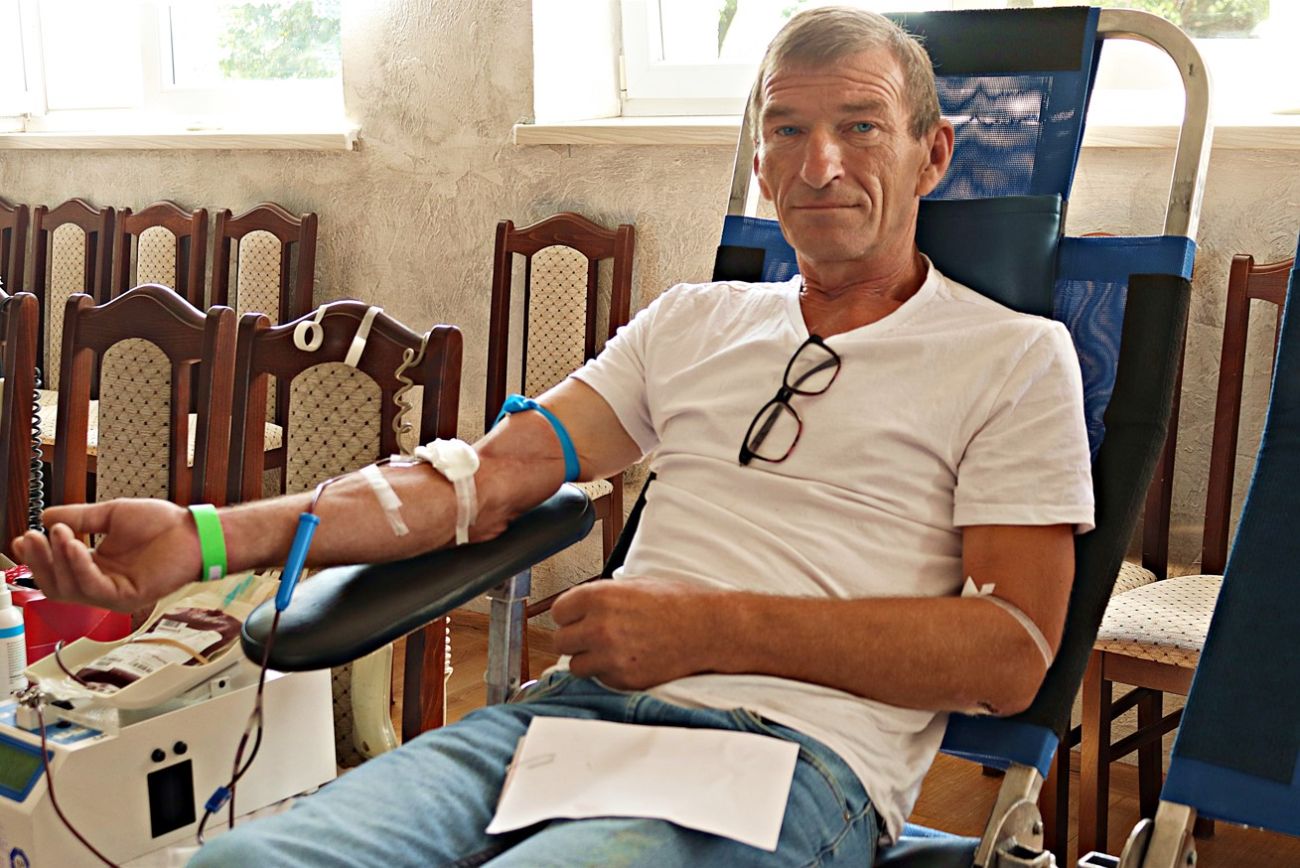 Oddali krew w Kamieniu