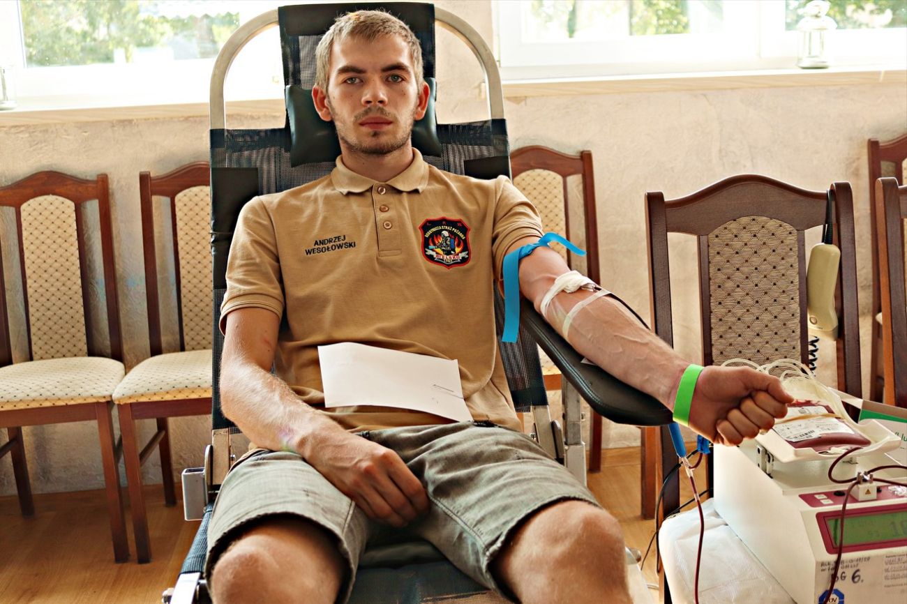 Oddali krew w Kamieniu