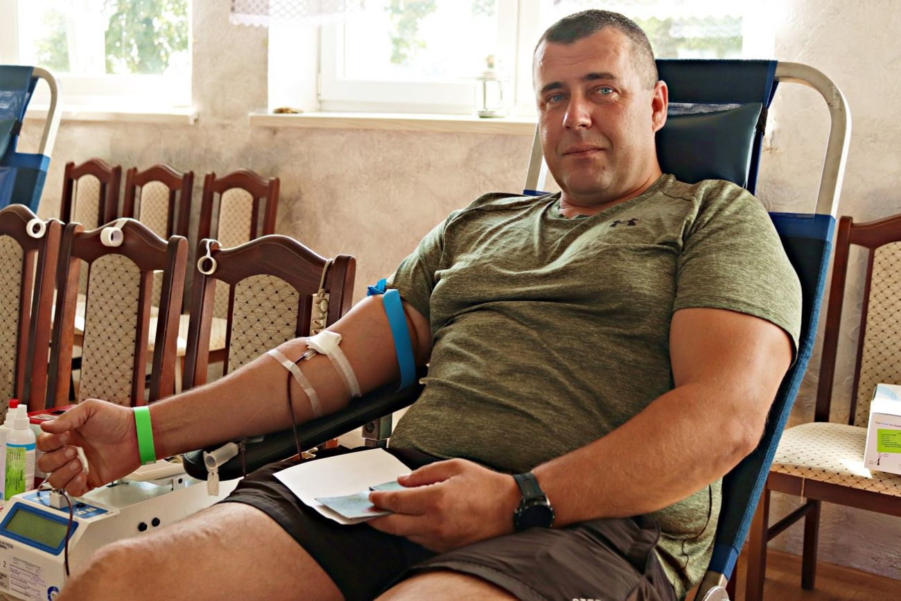 Oddali krew w Kamieniu