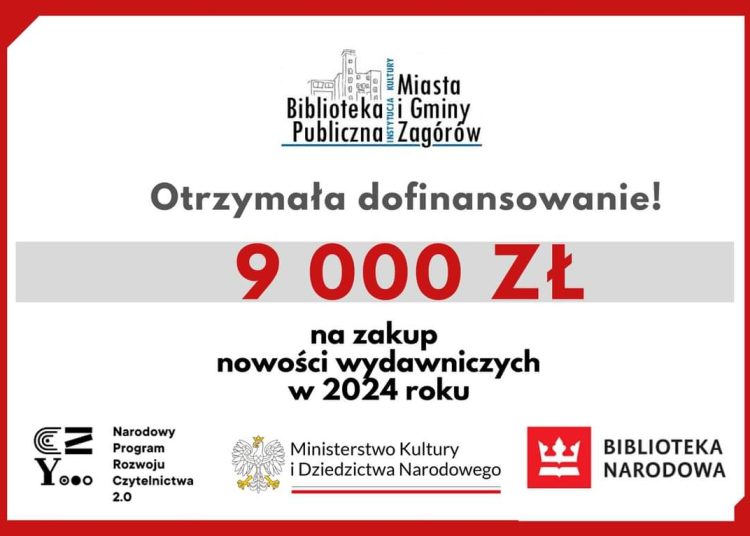Zagórowska biblioteka z grantem