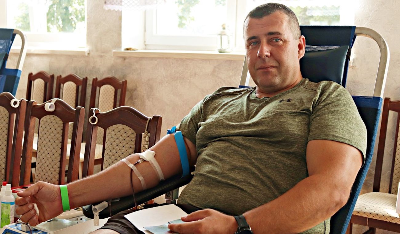 Oddali krew w Kamieniu