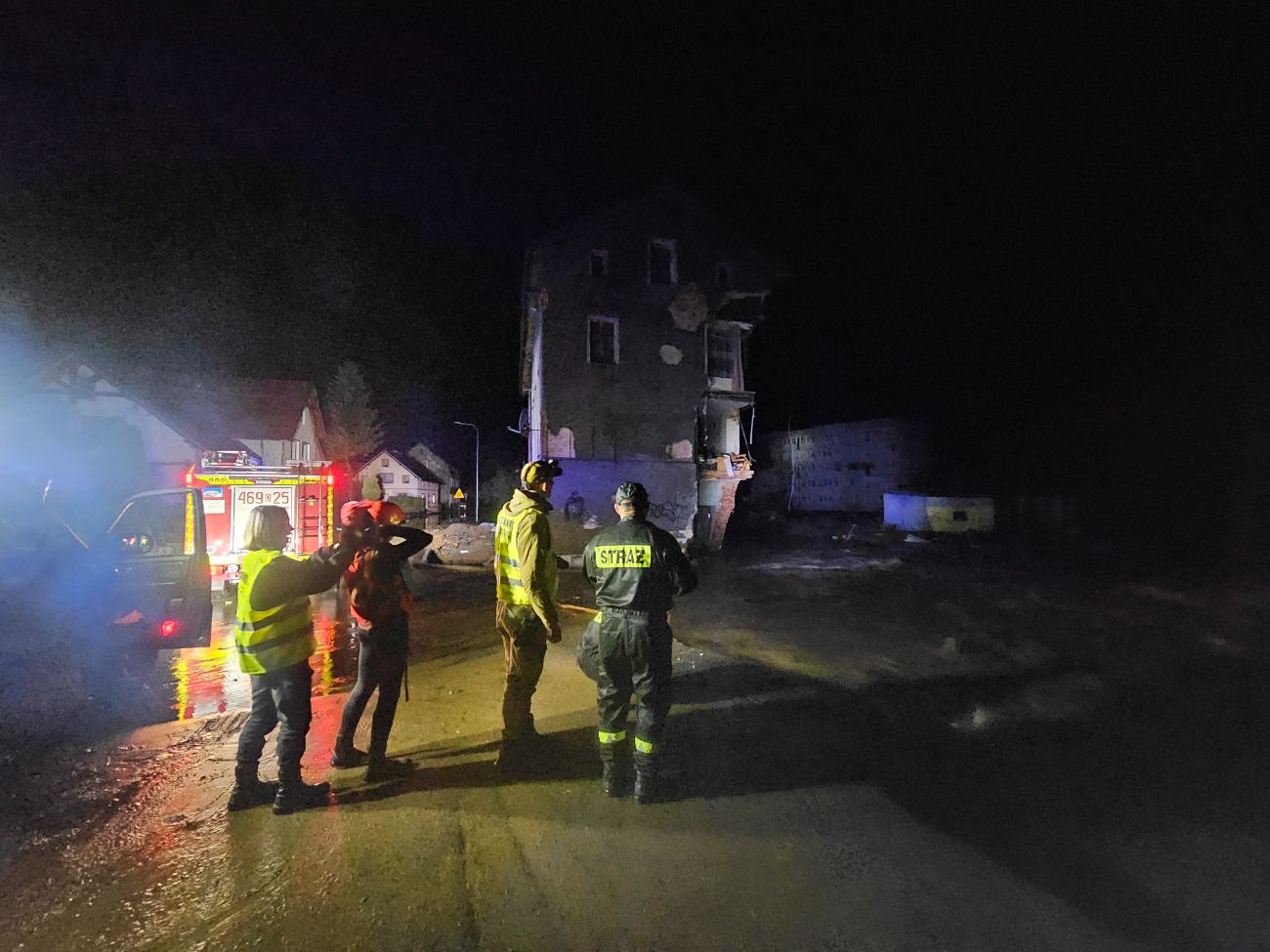 Wrócił ze Stronia Śląskiego. „Tam dzieje się niewyobrażalny dramat”