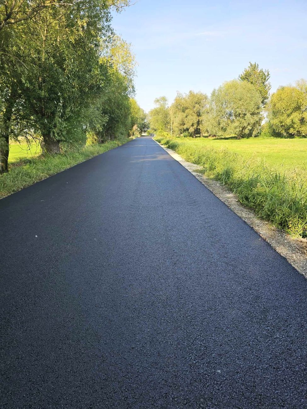 Remont drogi w Dziedzicach