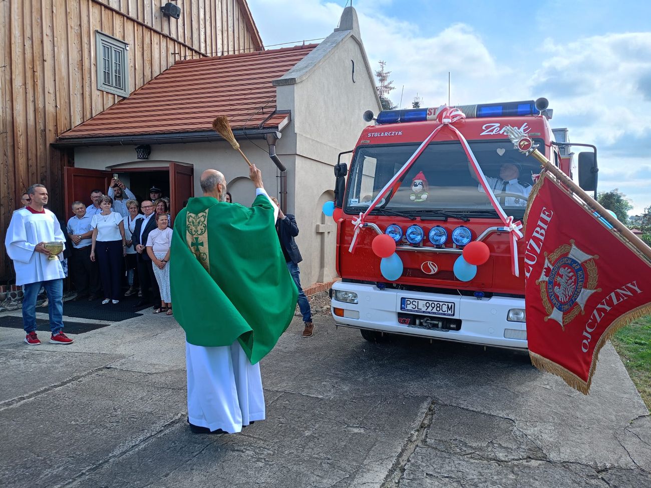 Auto dla druhów w Drążnej