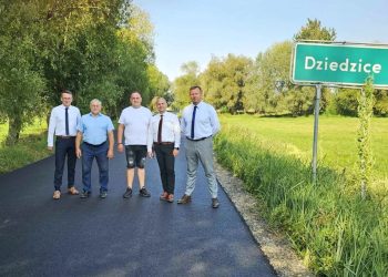 Remont drogi w Dziedzicach