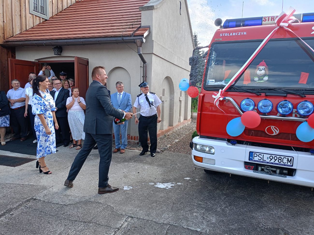 Auto dla druhów w Drążnej