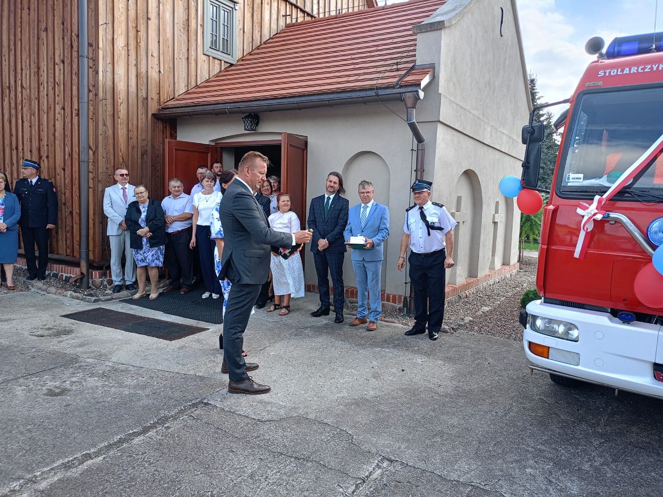 Auto dla druhów w Drążnej